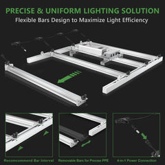 MarsHydro LED GROW LIGHT Mars Hydro FC-E 3000 BRIDGELUX 300W LED Grow Light