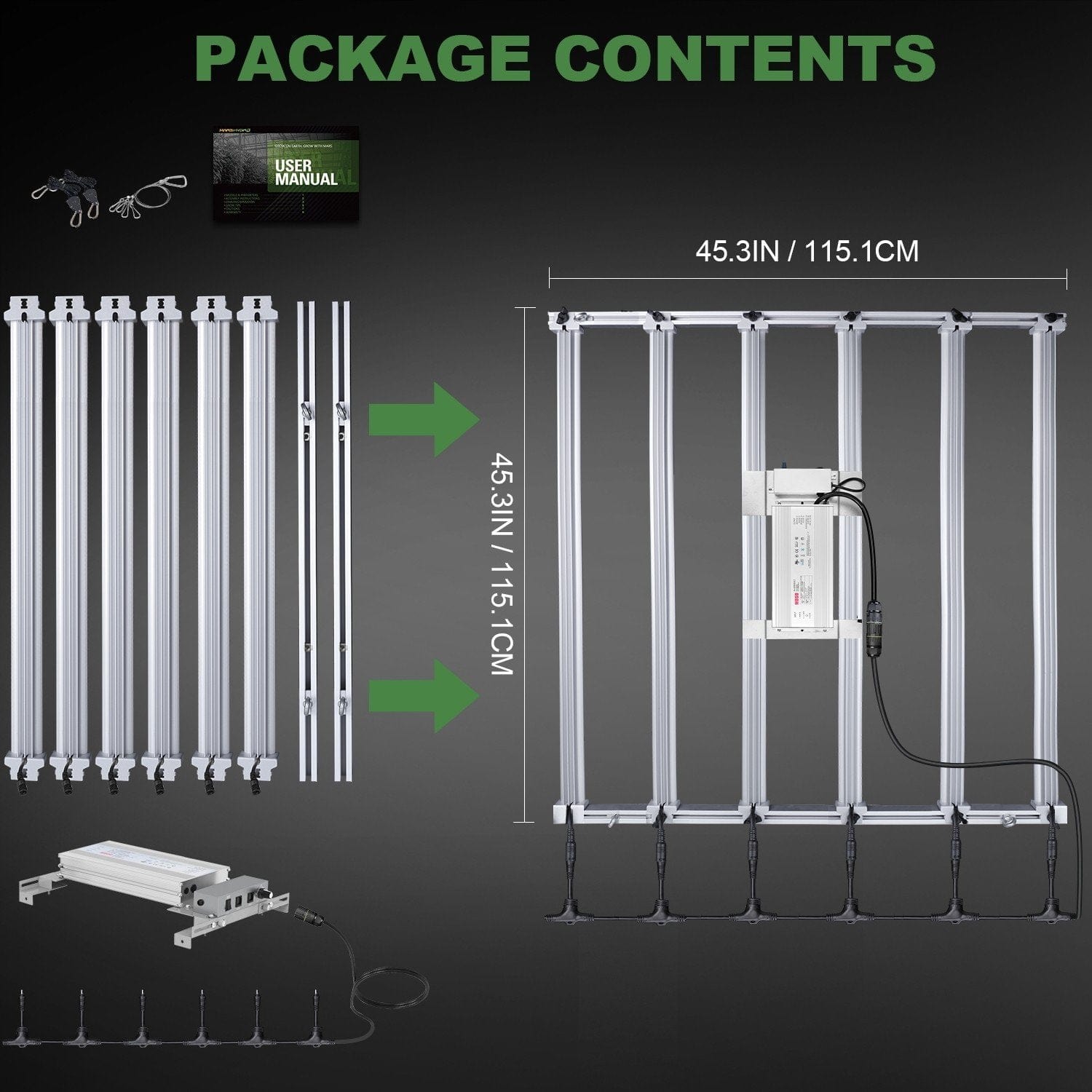 MarsHydro LED GROW LIGHT Mars Hydro FC-E 6500 BRIDGELUX 680W Commercial LED Grow Light