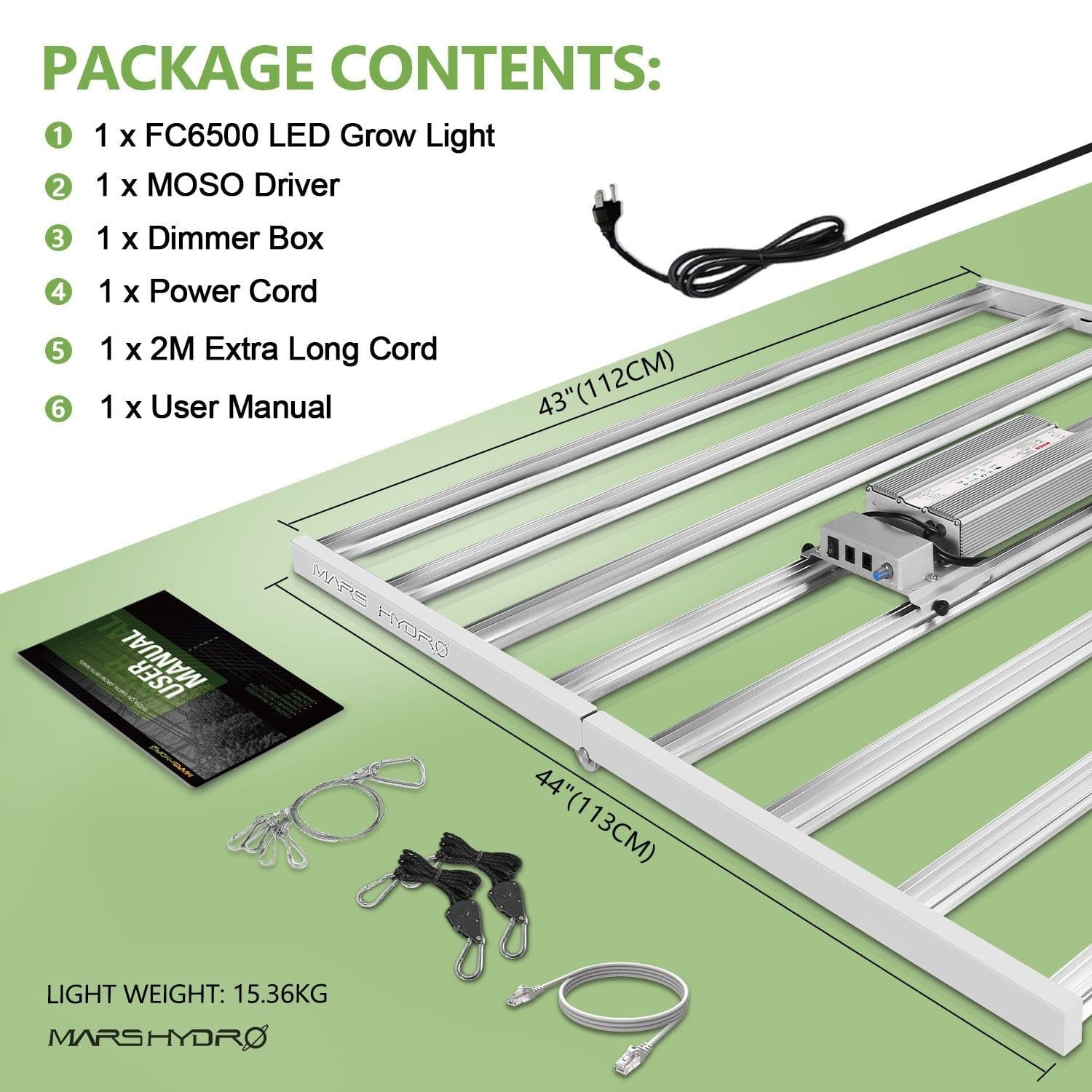 MarsHydro LED GROW LIGHT Mars Hydro FC 6500 Samsung LM301B OSRAM Vertical Farm LED Grow Light