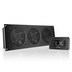 Ac Infinty Cabinet Fan AIRPLATE T9, Home Theater and AV Quiet Cabinet Cooling Fan System, 18 Inch