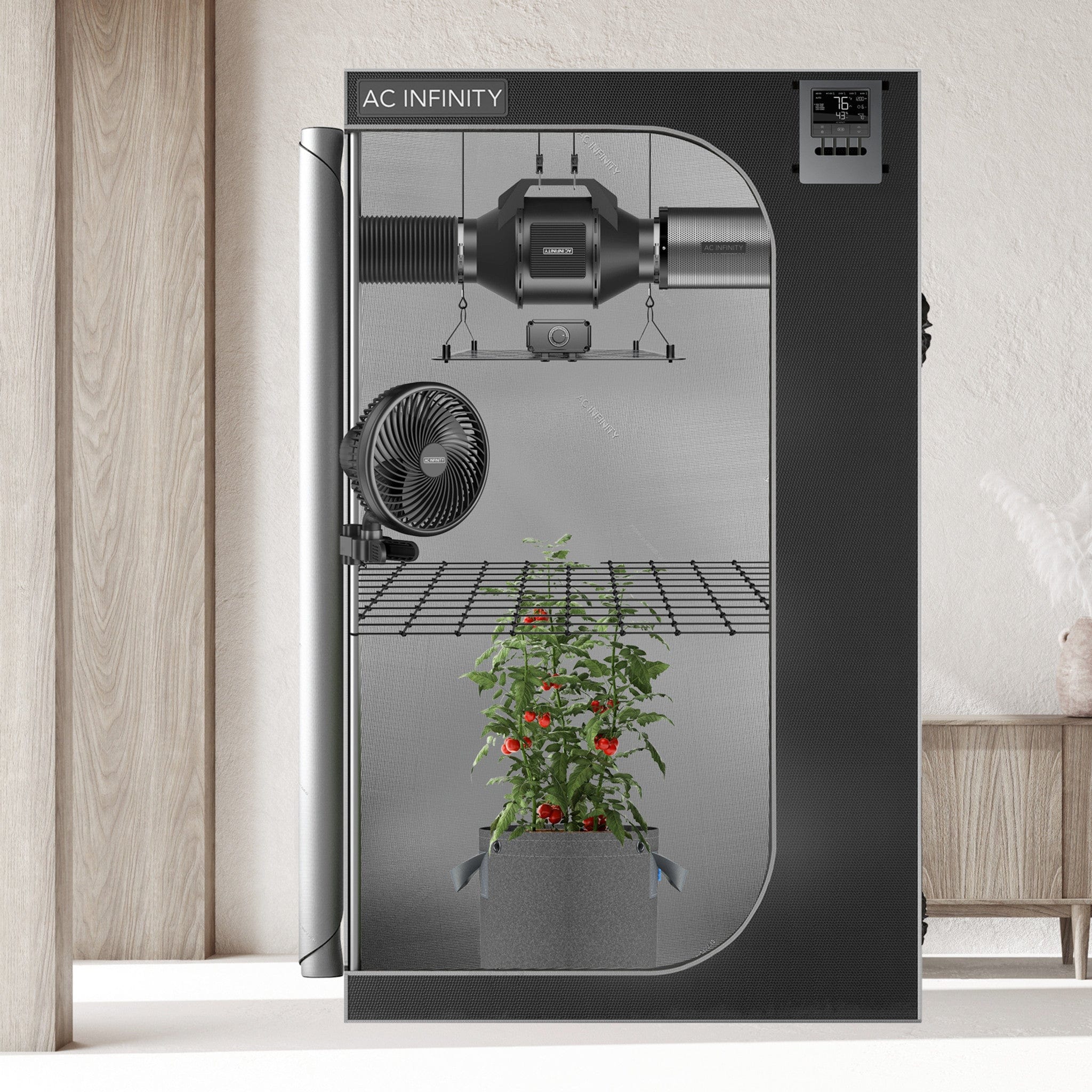 ac infinity complete grow tent kit AC Infinity Advance Grow Tent System 2x2 Compact 1 Plant Kit – Vinehydroponics