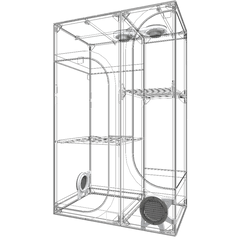 Secret jardin Grow Tent Secret Jardin Lodge 100 V4.0 - 3.3' x 2' x 5.25' Grow Tent