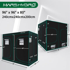 MarsHydro Grow Tent MARS HYDRO 4X8 GROW TENT - 96''X48'X80''(240X120X200CM)