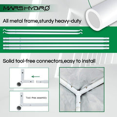 MarsHydro Grow Tent Mars Hydro 36''X36''X71'' Hydroponic Indoor Grow Tent - 3'X3'(90X90X180CM)