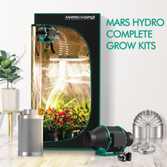 MarsHydro Grow tent Kits Mars Hydro TS 1000 LED Grow Light and 2.3 X 2.3 Thermostatat Controlled Tent Kits