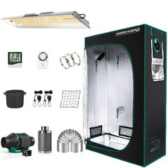 MarsHydro Grow tent Kits Mars Hydro TSL 2000 LED Grow Light with Indoor Complete Grow Tents Kits