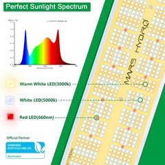 MarsHydro LED GROW LIGHT Mars Hydro SP 6500 SAMSUNG LM301B OSRAM 650W CO2 GreenHouse LED Grow Light